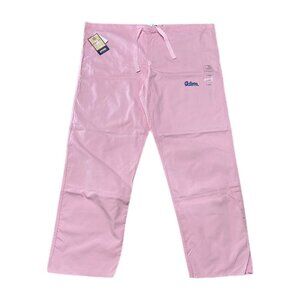 University of FL Pink Florida Gators Scrub Pants Embroidered UF XL Drawstring